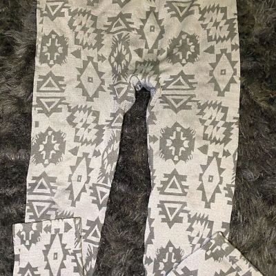 Plus Size Pattern GrayLeggings, 2/3x