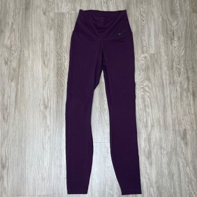 Nike Dark Purple Dri-Fit Workout Training Leggings Size XS