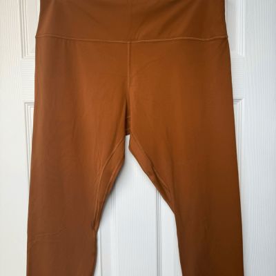 Lululemon Leggings Size 18 Women's Brown High Rise Soft Pants