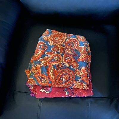 tc lularoe leggings green And Orange Paisley