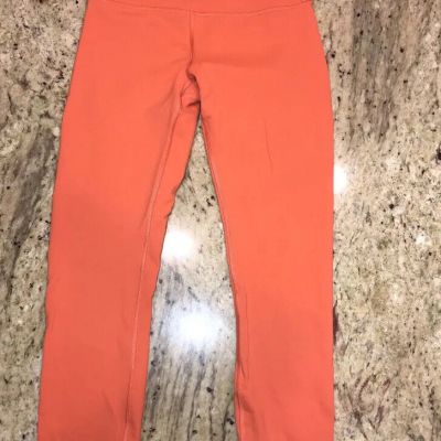 NWOT lululemon Wunder Under 6 orange leggings run gym barre yoga wow!