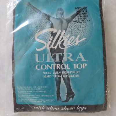 ????????New Pair Silkies Size Small Ultra Control Top Tights honey ????beige Sheer ????