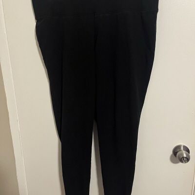 Womens Livi Lane Bryant Black Leggings Size 22 / 24