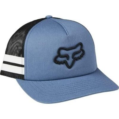 Fox Racing Womens Trucker Hat Boundary Dusty Blue One Size Classic Style