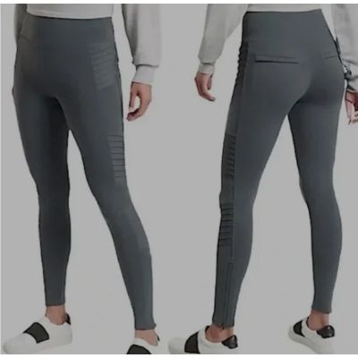 Athleta Delancey Motto Tight Leggings Grey Small Petite Workout Running Pilates