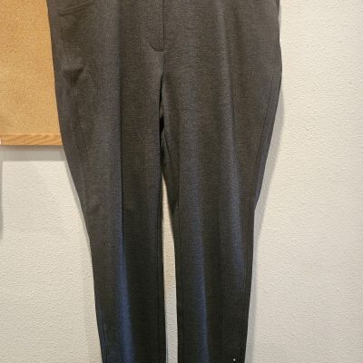 Chicos Womens Size 3 US 16 Leggings Gray Pull On Elastic Waist NWT