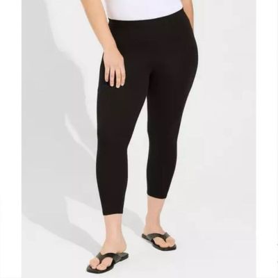 TORRID Cropped Leggings Black Size 1X 14-16