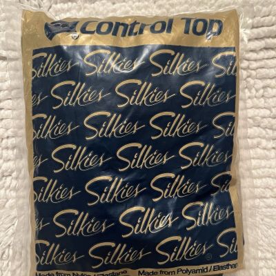 Silkies - Control Top Pantyhose - Dark Navy - Queen Size - 070507