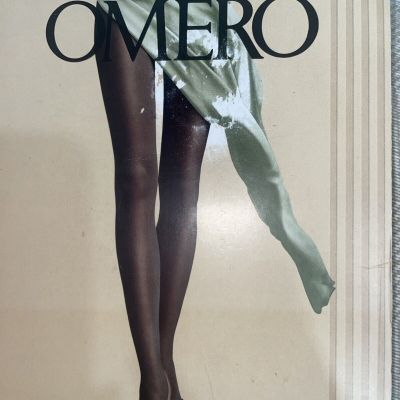 OMERO STYLE & ELEGANCE LUXOR 40 DEN SEMI OPAQUE SILKY SHINY TIGHTS 1/XS NAVY