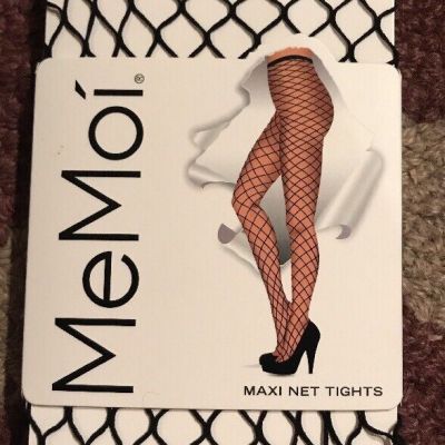 MEMOI Women's Fashion Black Maxi Net Tights. Size S/M. NWT.