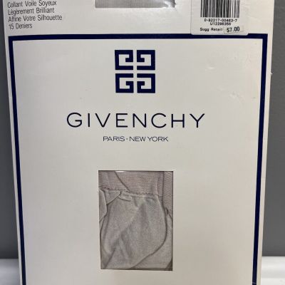 Givenchy Body Gleamers Control Top Pantyhose Crystal Size C Shimmery Ultra-sheer