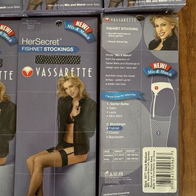 Fishnet Stocking Vassarette 14 In Lot