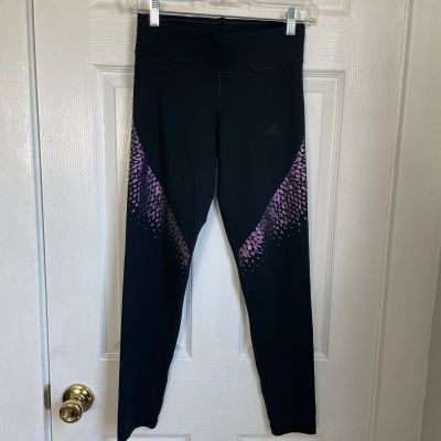 Adidas Wow Drop Printed Climalite Leggings workout athletic size S womens