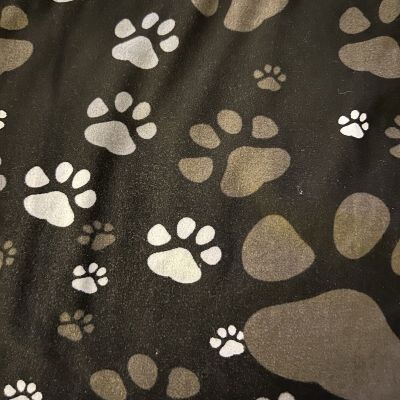 Unbranded Black Paw Print Leggings Plus (TC)