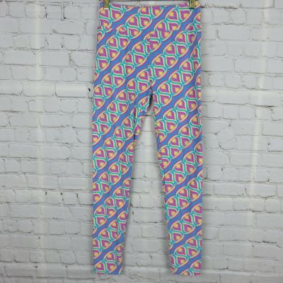 Lularoe Womens ONE SIZE Leggings Psychedelic Bright Colors Pattern