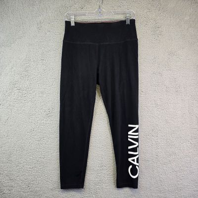 Calvin Klein Performance Leggings Women’s Plus Size L Spell Out Black Active