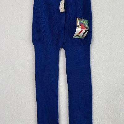 Venezia Leggings Knit  Acrylic Blue Size 22-28 RARE VINTAGE