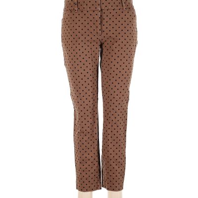 New York & Company Women Brown Jeggings 6