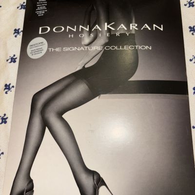 Donna Karan Hosiery, Small, Black, DKF001, Sheer Tight High-Waist Toner