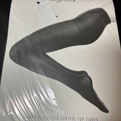 NEW Avon Legwear Matte Control Top Tights Dk Navy Blue Sz E  Fits to 6'0