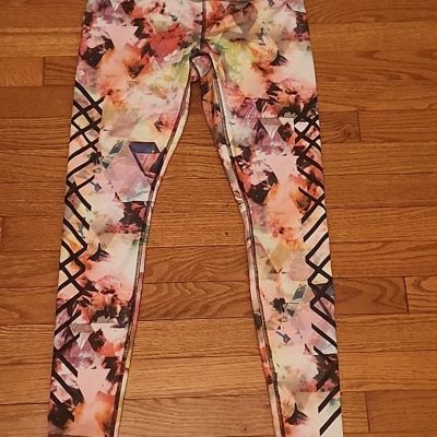 RBX Leggings - Multi-Colored High Waisted Side Pocket Women's S/P