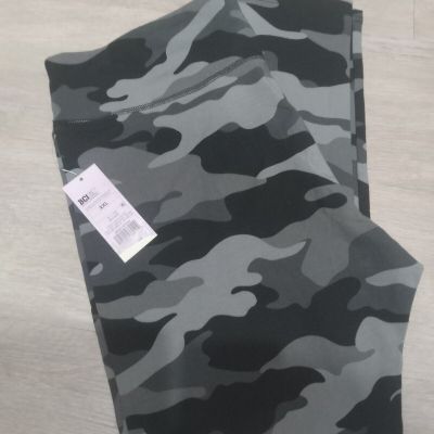 Womens Wild Fable Grey & Black Camo High Waisted Leggings Size 2xl New With Tags