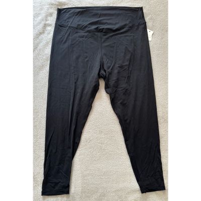 Ultra Flirt Women’s Black Capri Leggings Size 3XL