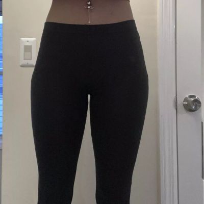 Fashion Nova Black High Waist Leggings Size 2