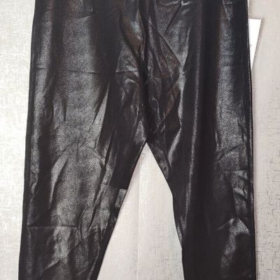 BuffyBunny Collection Black Snake Print Legging Sz XXXL