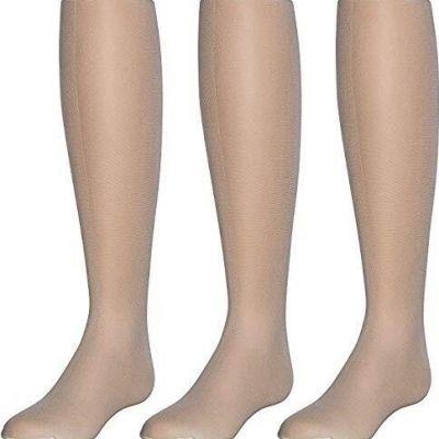 Girls Sheer Toe Pantyhose with Spandex Pack of 3 Kids Tights