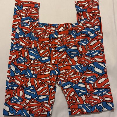 WOMEN'S SUPERMAN FASHION LEGGINGS DC COMICS M/L NWOT