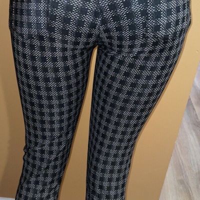 Womens Plaid Argyle Style Regular One Size Super Soft Leggings