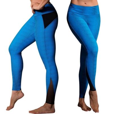 ONZIE Blue Venom Yoga Workout Shaper Leggings NWT XS