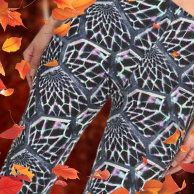 Abstract Web Buttery Soft Leggings Size Plus Size