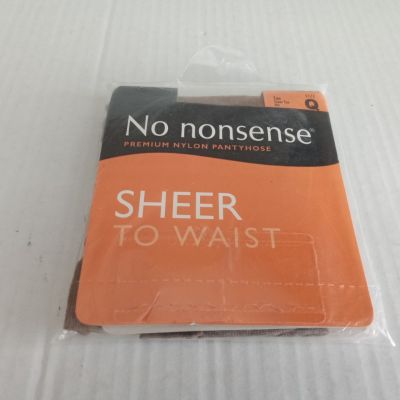 No Nonsense Sheer To Waist Pantyhose Tan Sheer Toe Size Q J66 Made in USA