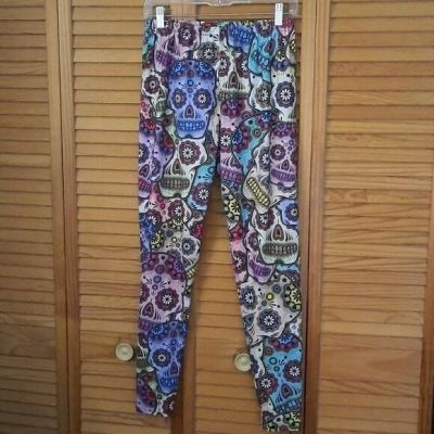 Legging Army Sugar Skull Plus Leggings Plus Size 14-20 Bundle 2/$25