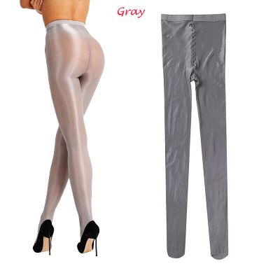 US Women 70D Oil Footed Tights Ultra Shimmer Silky Stretch Yoga Pantyhose