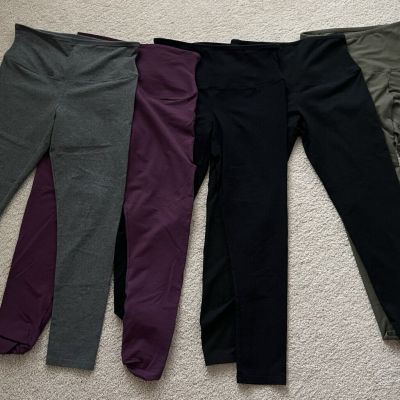 Lot Of 5 Yummie by Heather Thomson Leggings Lot Large