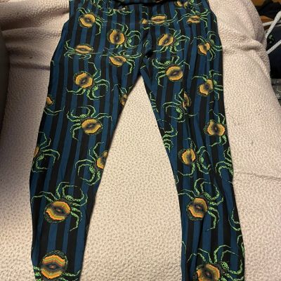 Lularoe Halloween Leggings Spiders TC2