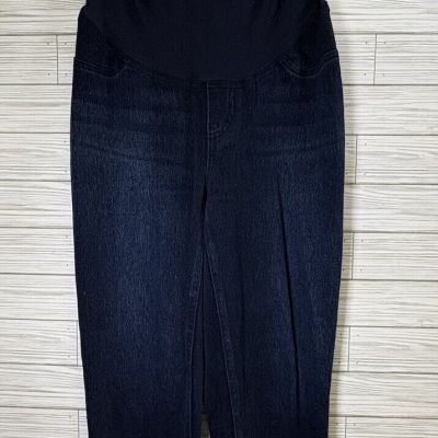 SPANX Maternity Mama Ankle Jeggings Blue High Waist Size Medium XL