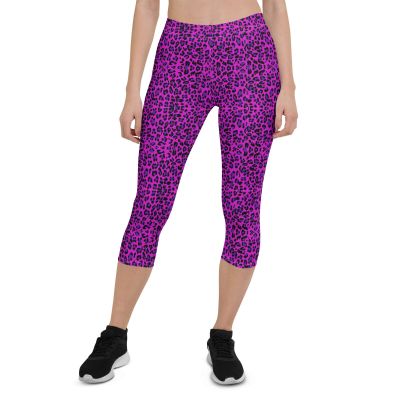 Animal Print Capri Leggings | Unique Fashion |