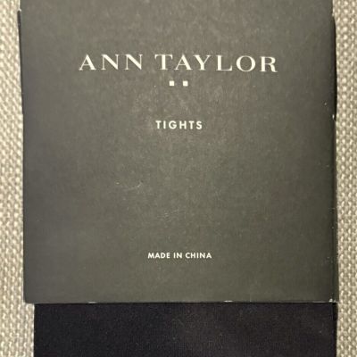 Ann Taylor L MIDNIGHT NAVY Blue Tights: 90perc Nylon 10perc Spandex • 140-165 lbs