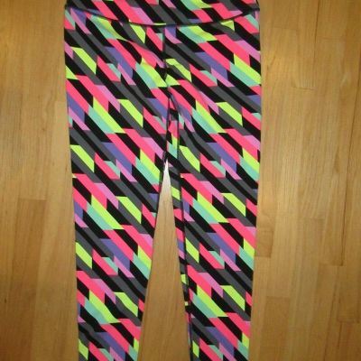 20Z/VSX VICTORIA'S SECRET RARE LEGGINGS/BRIGHT/SIZE LARGE!