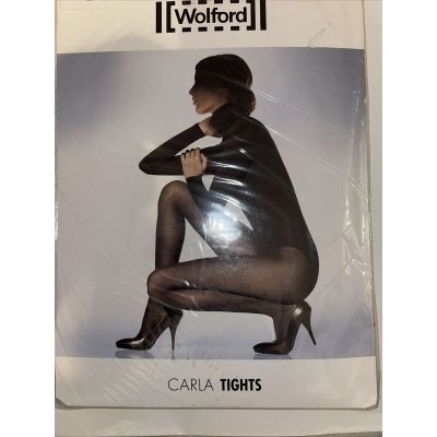 Wolford Carla Tights Color: Flint Grey   Size: Small 18735