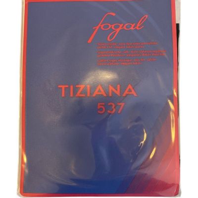 New FOGAL Tanzia 537 All Sheer Pantyhose/Tights Black M