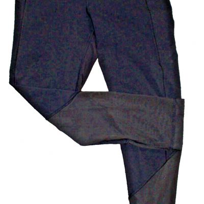 LULULEMON crop high rise capri leggings running mesh reveal black  S size 6