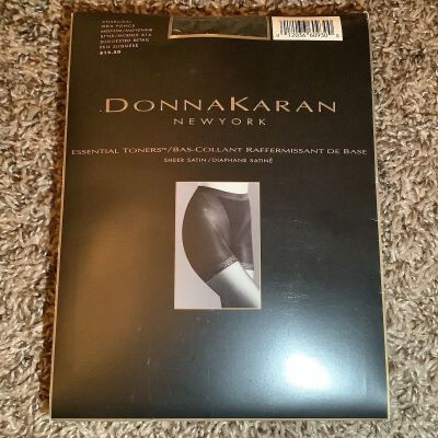 Donna Karan essential toners pantyhose, style A16, color charcoal, size: M