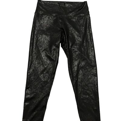 OFFLINE By Aerie High Waisted Legging Metallic Black Liquid Faux Leather XL