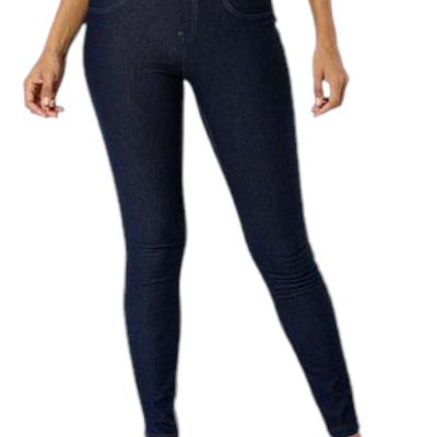 HUE Women's Essential Denim Legging Deep Indigo