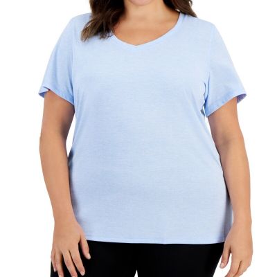 ID Ideology Plus Size Rapidry V-Neck Performance T-Shirt, 1X